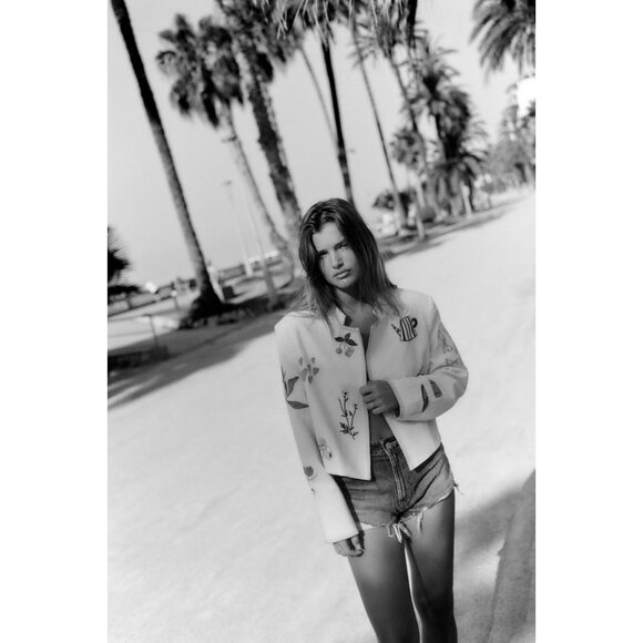 ZARA EMBROIDERED JACKET - Picture 1 of 5